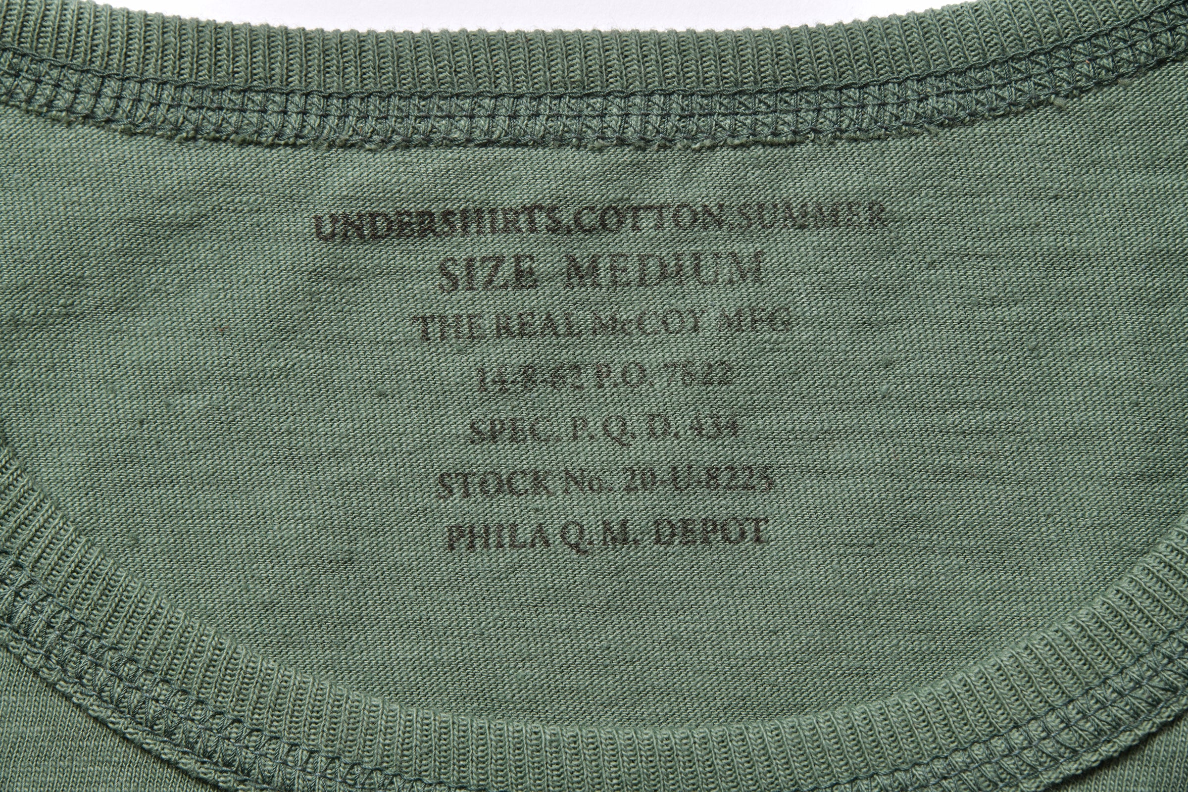 UNDERSHIRTS, COTTON, SUMMER / COMBAT BATTALION - Image 4