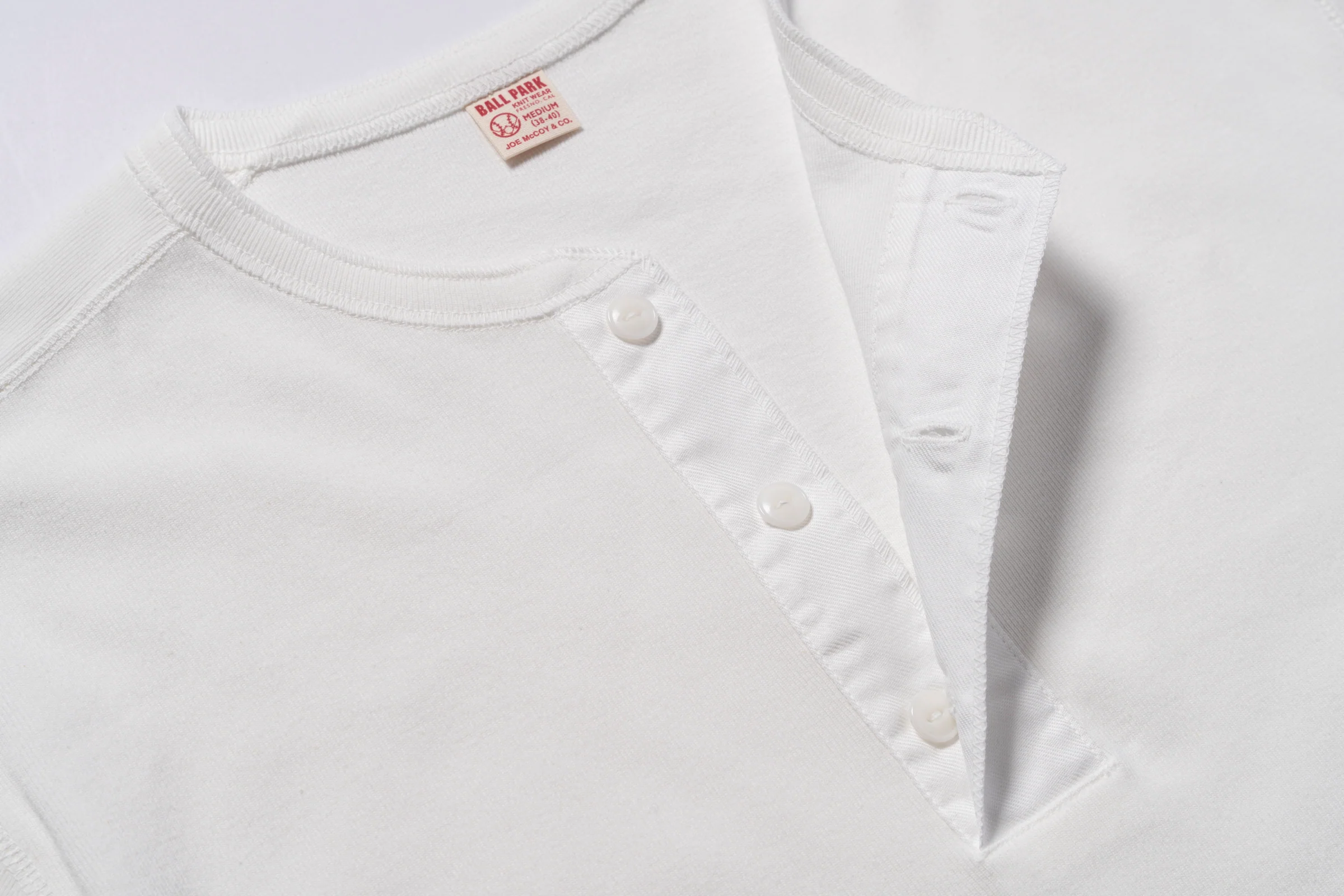 UNION HENLEY UNDERSHIRT L/S - Image 7
