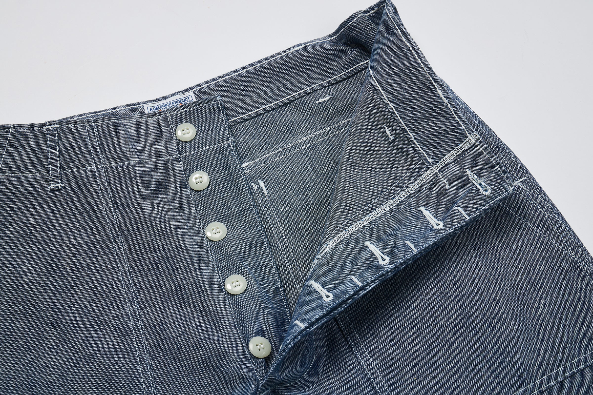 UTILITY TROUSERS / CHAMBRAY - Image 5