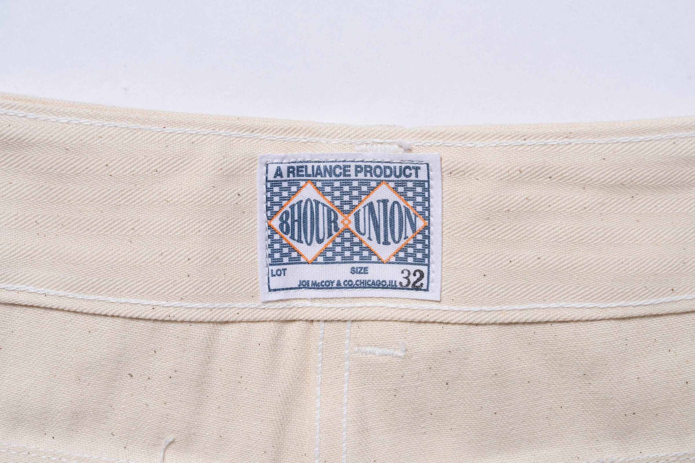 UTILITY TROUSERS / WHITE HBT - Image 5