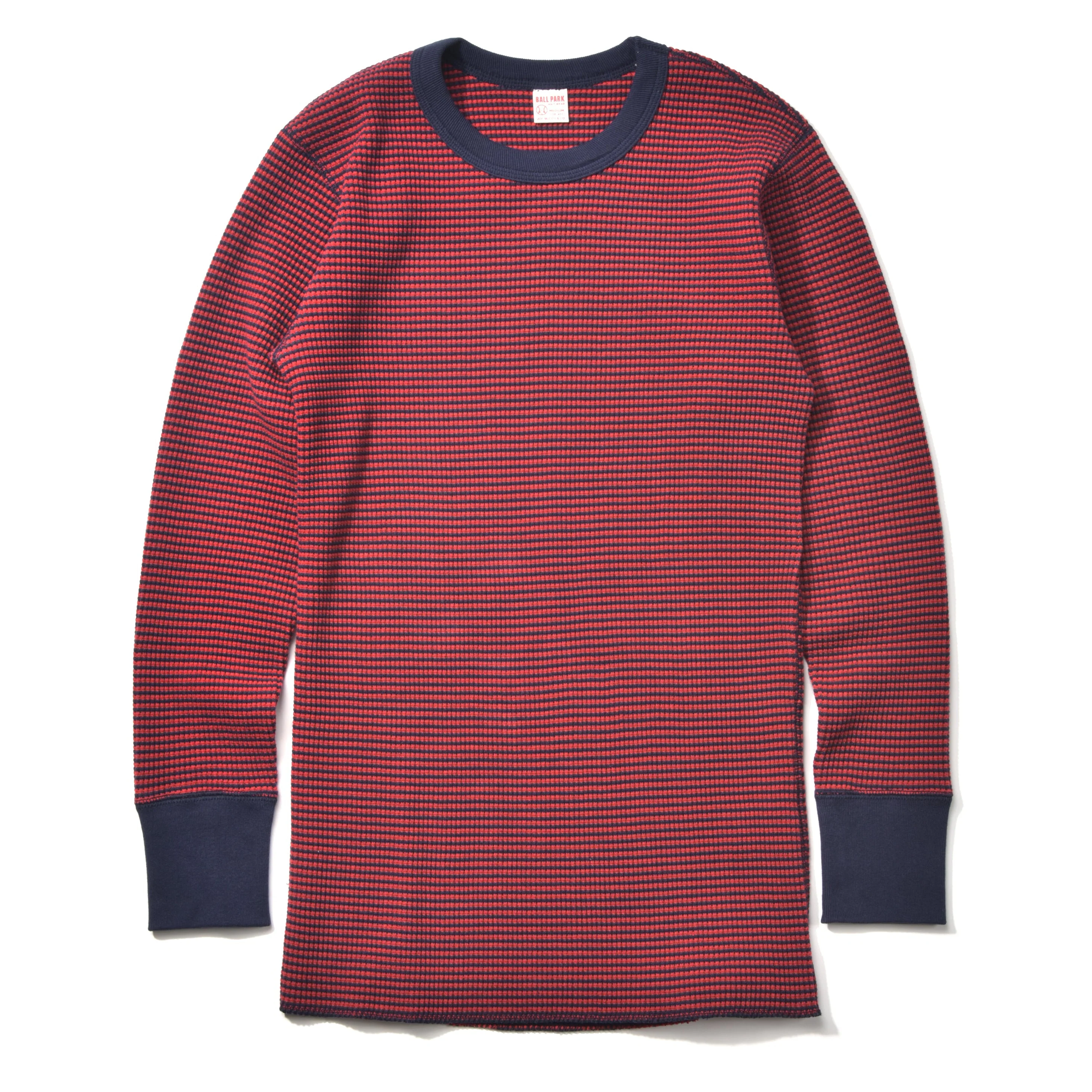 WAFFLE STRIPE THERMAL SHIRT L/S - Image 2