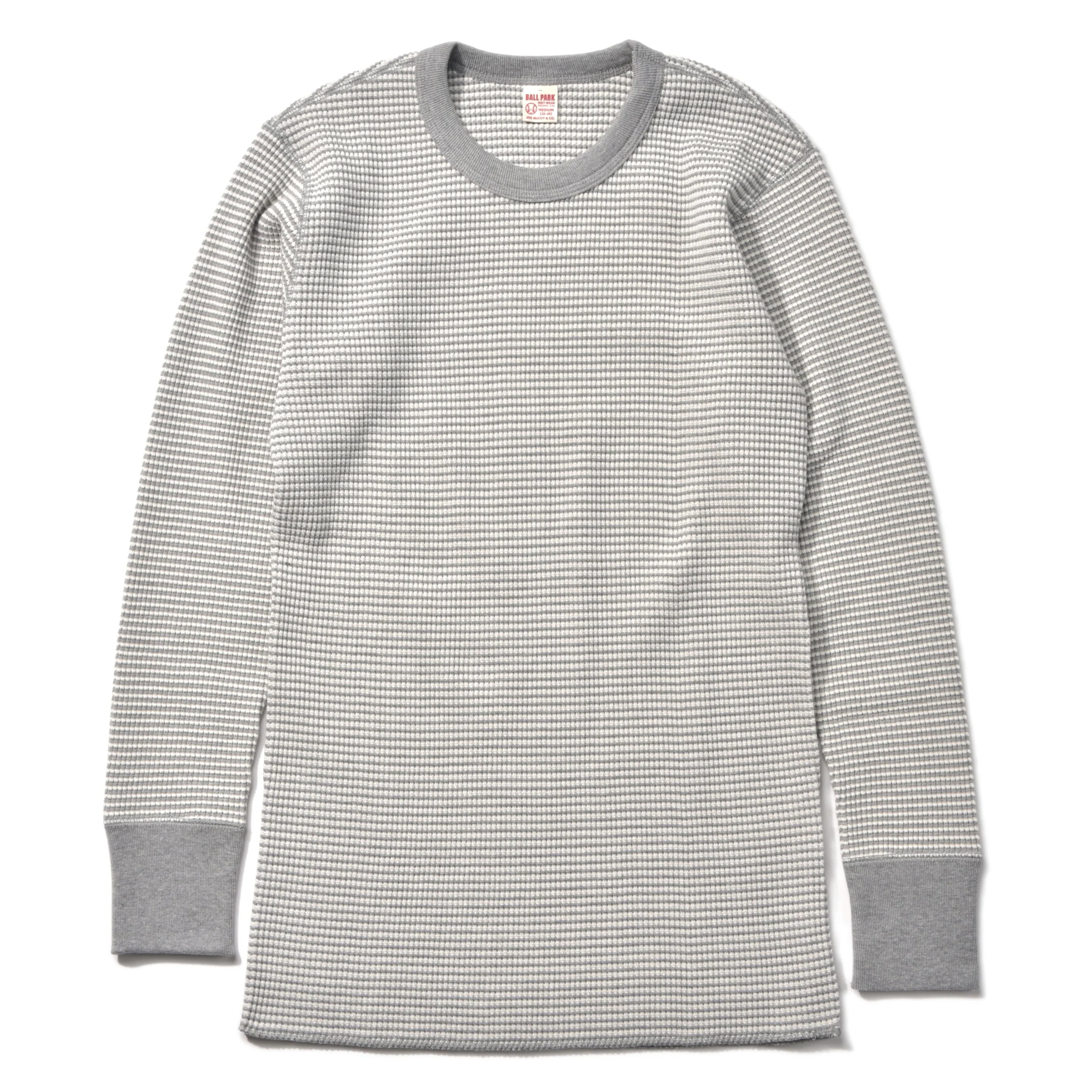WAFFLE STRIPE THERMAL SHIRT L/S - Image 2