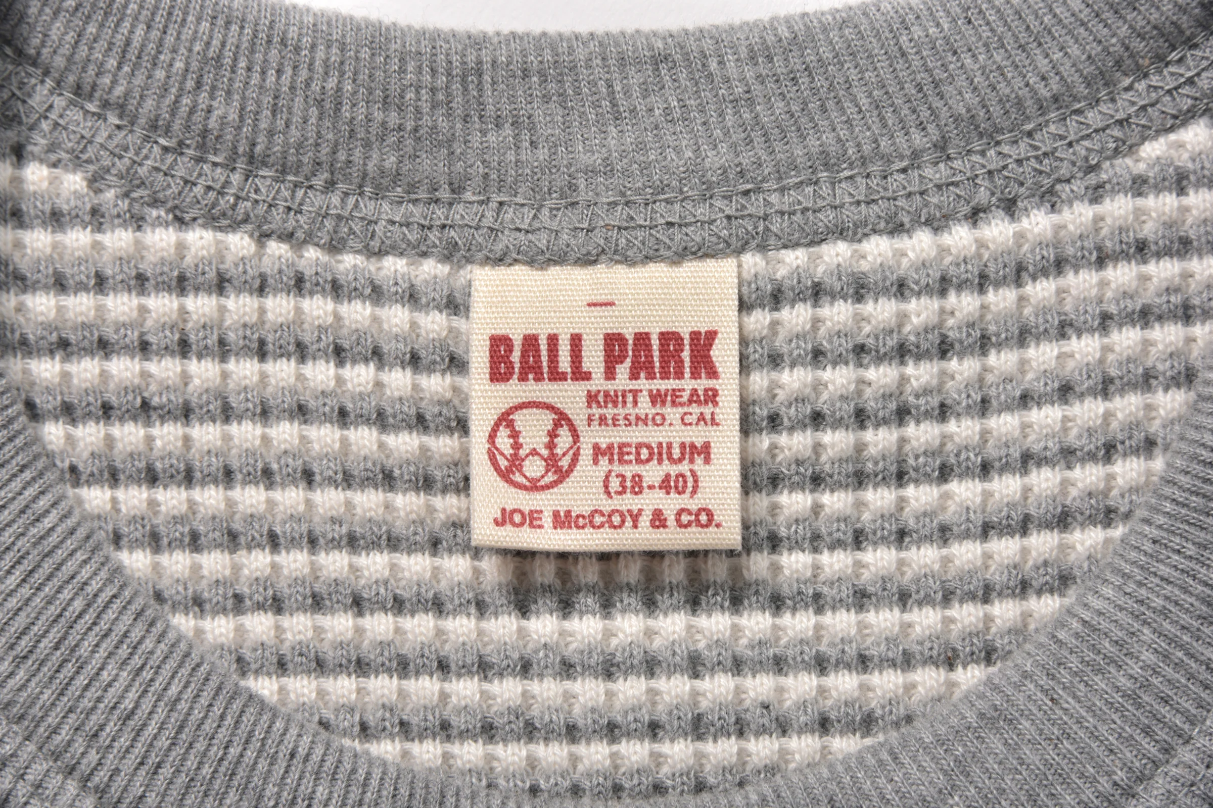 WAFFLE STRIPE THERMAL SHIRT L/S - Image 4