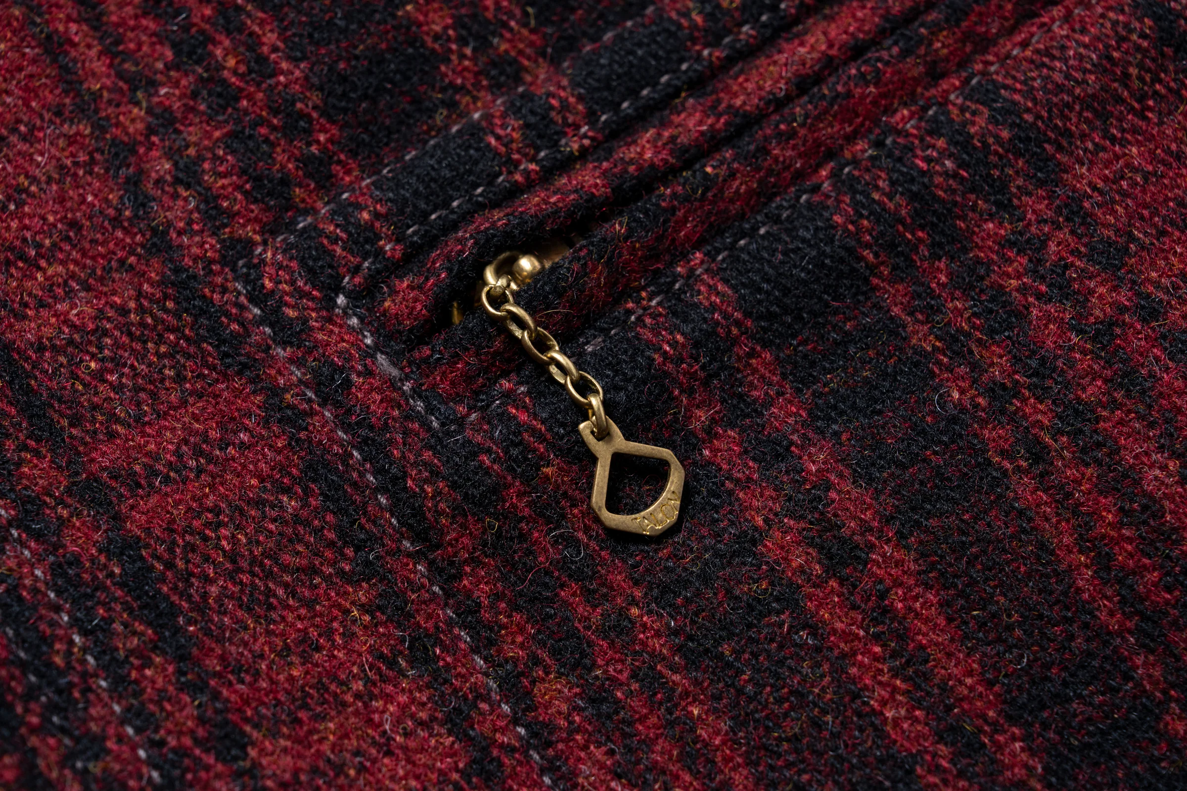 WOOL FIELD SPORTS JACKET / RED PLAID - Image 7