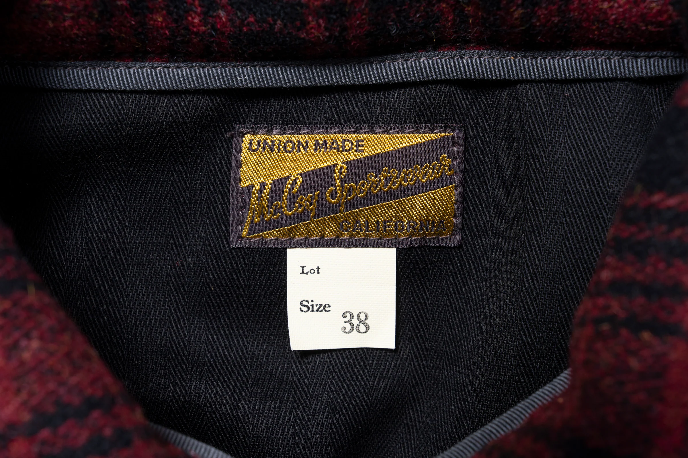 WOOL FIELD SPORTS JACKET / RED PLAID - Image 8