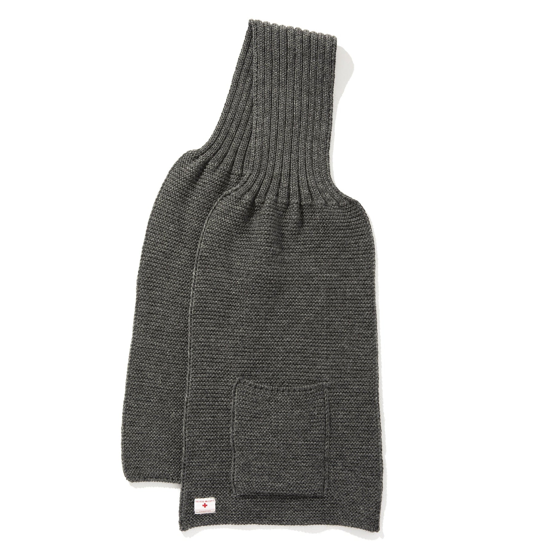 WOOL, RIBBED MUFFLER - Image 2