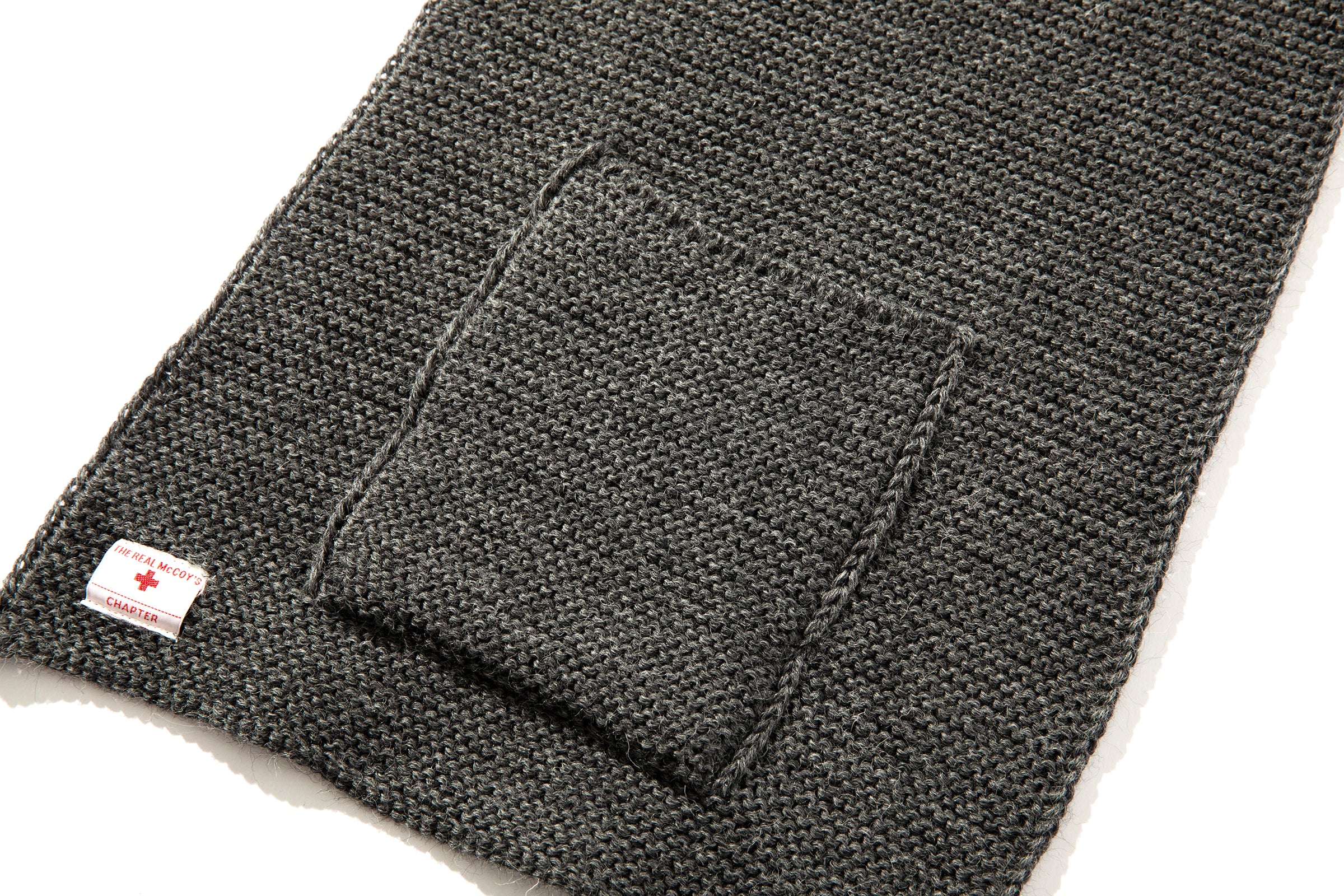 WOOL, RIBBED MUFFLER - Image 3