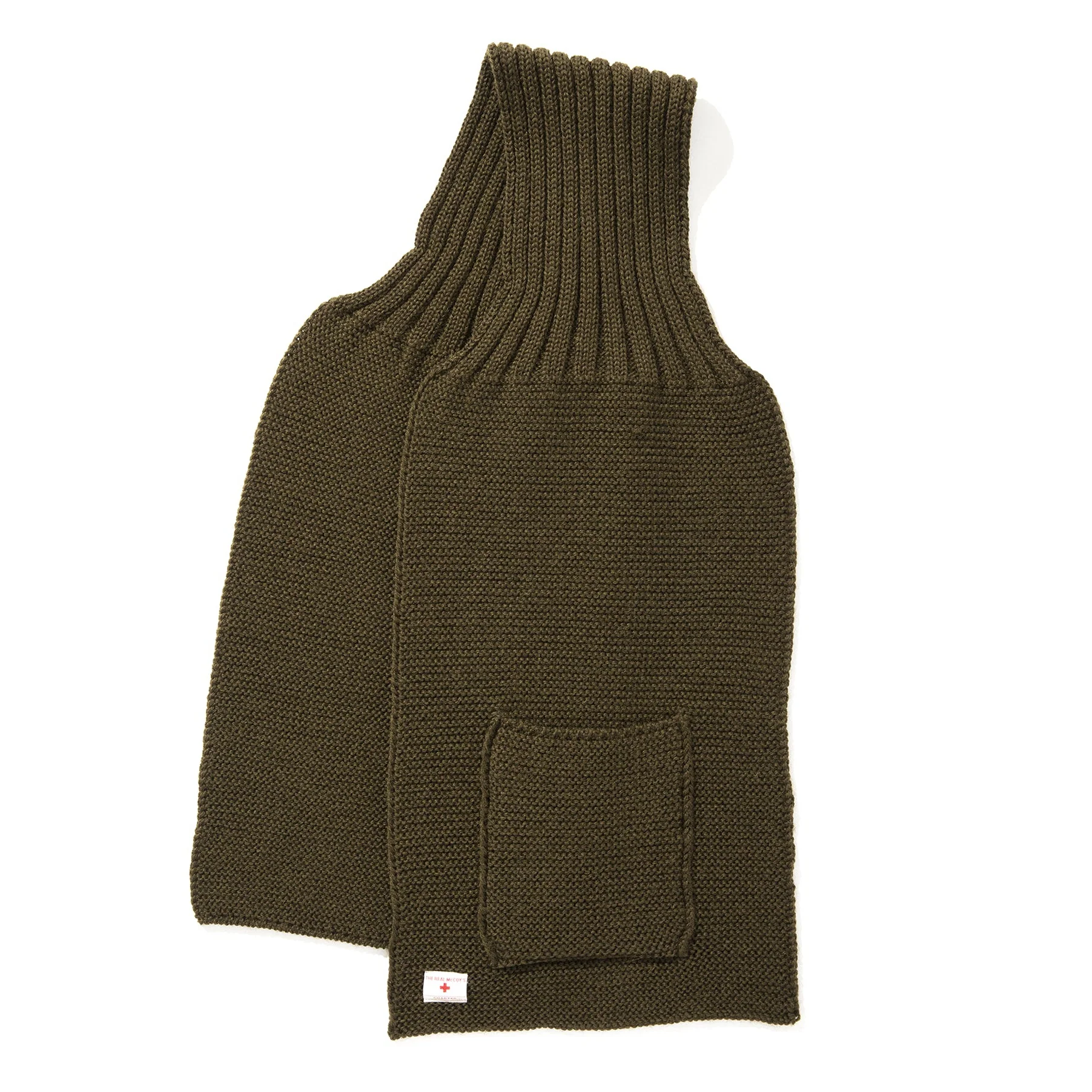 WOOL, RIBBED MUFFLER - Image 2