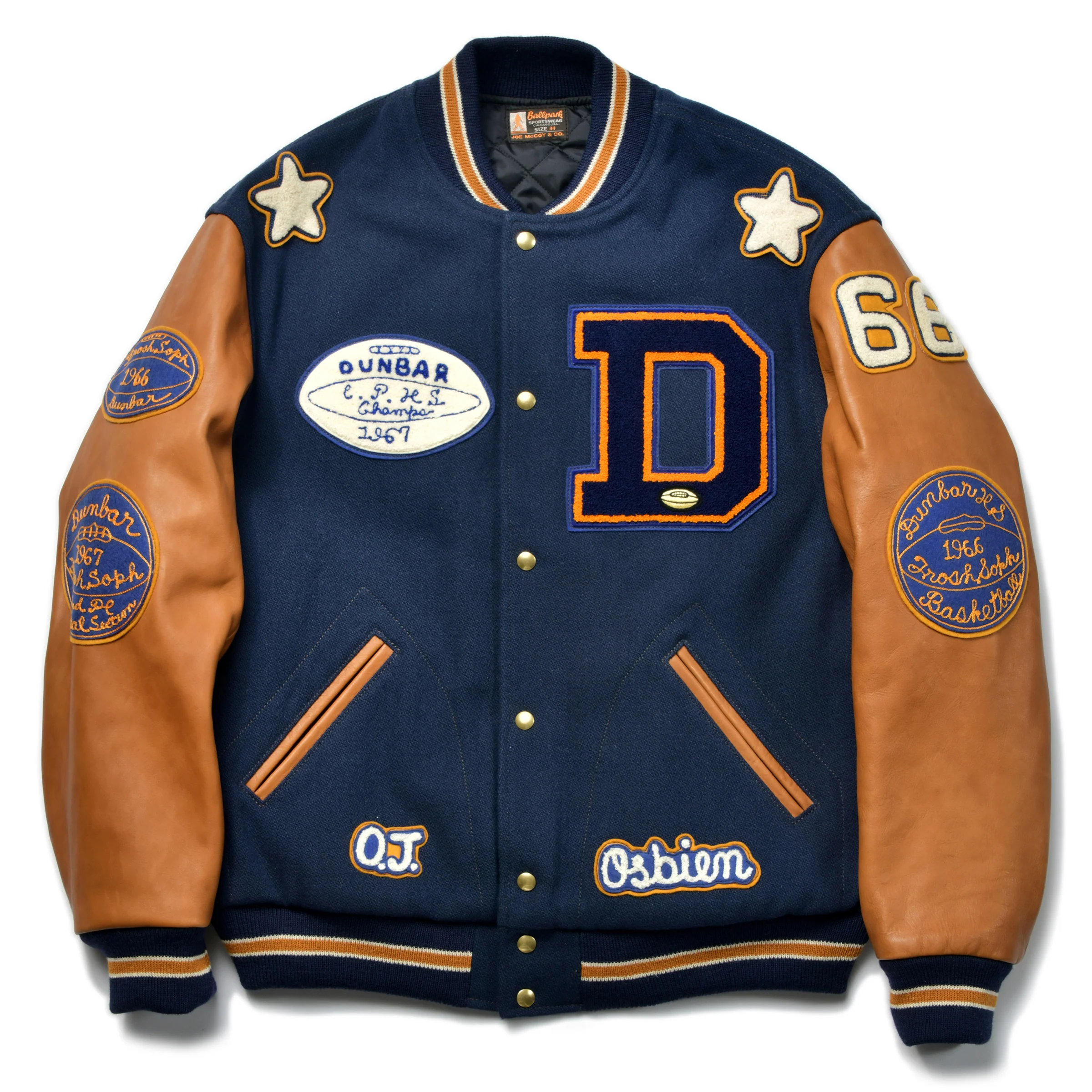 WOOL VARSITY JACKET / DUNBAR - Image 2