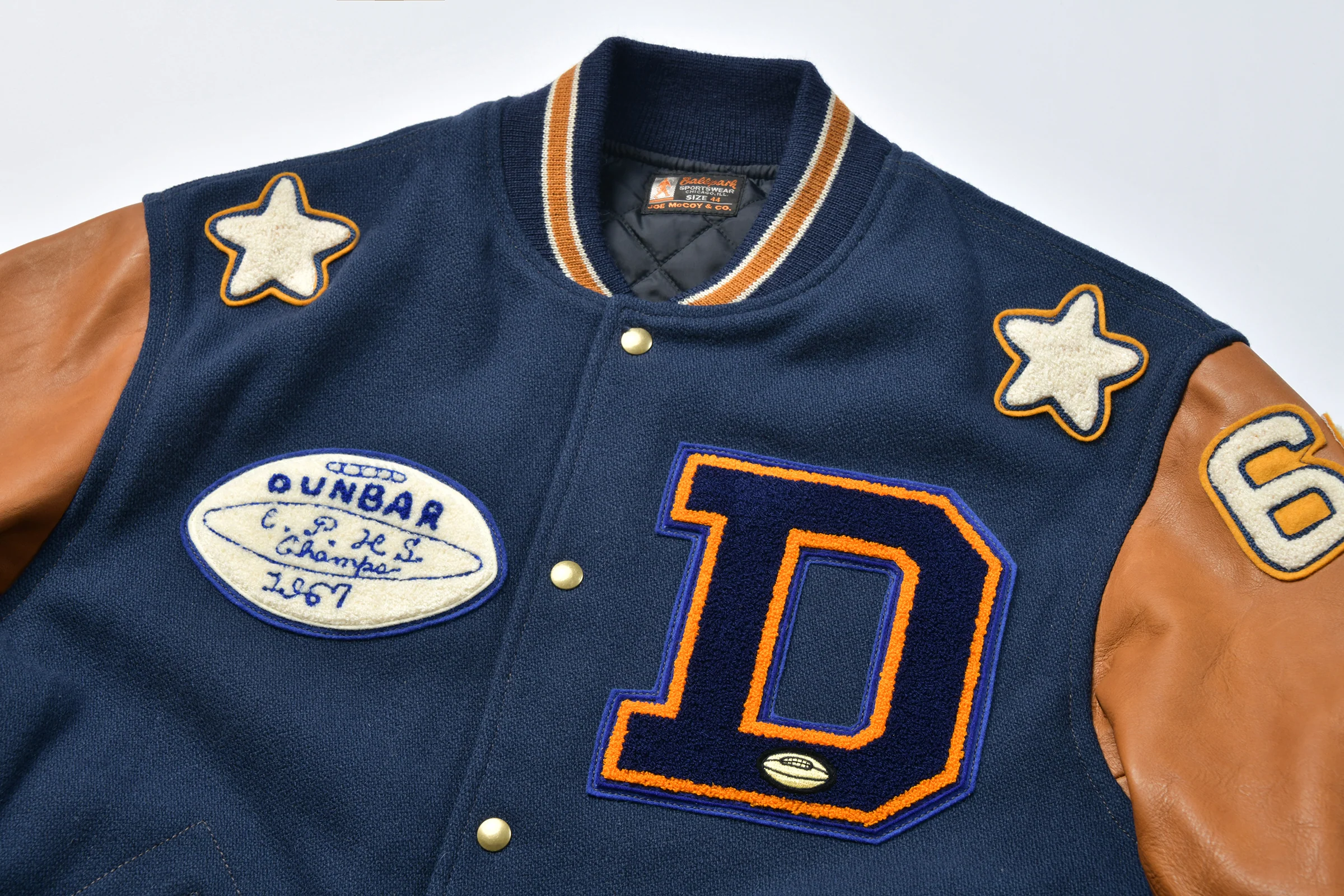 WOOL VARSITY JACKET / DUNBAR - Image 5