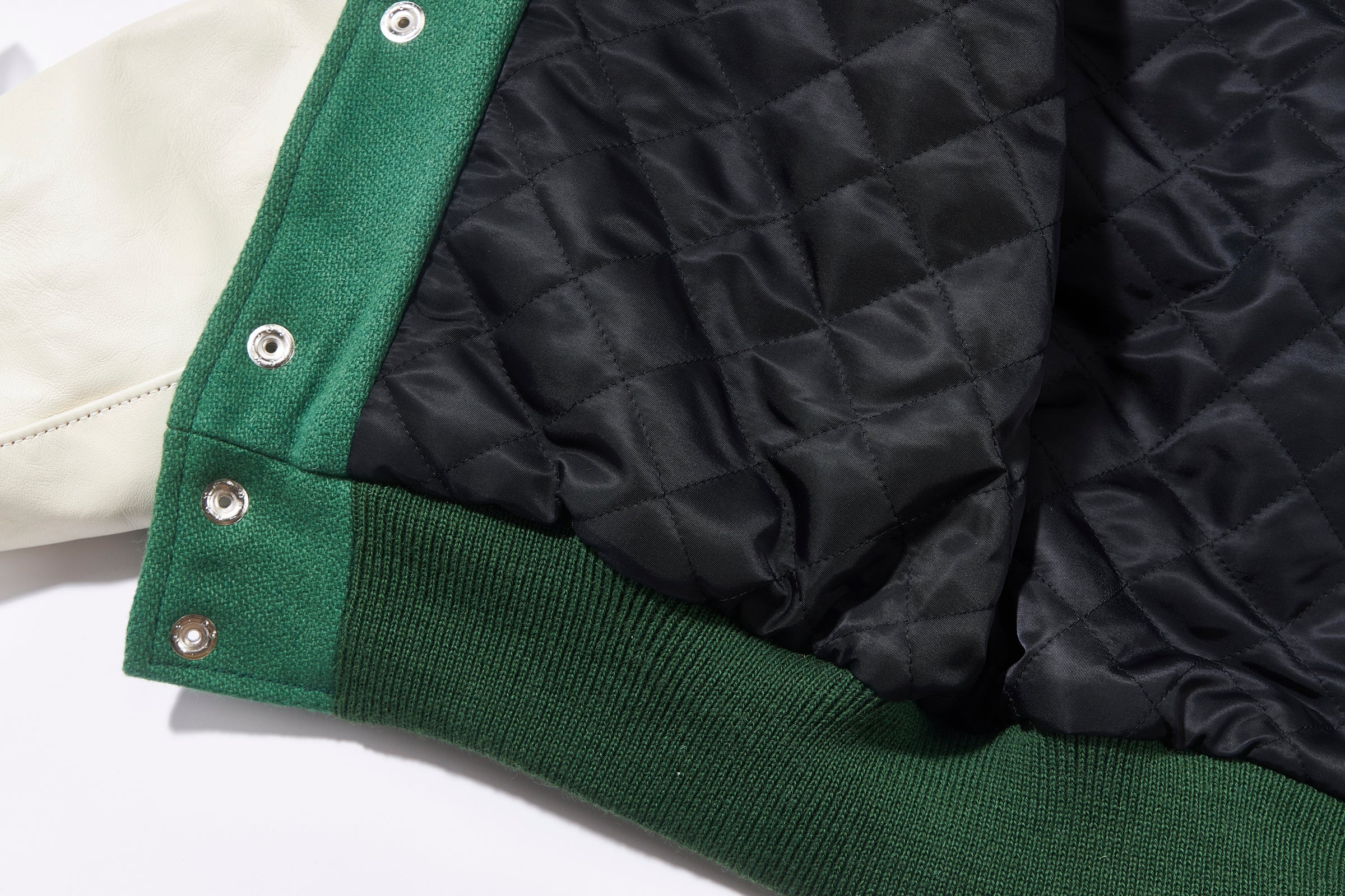 WOOL VARSITY JACKET / SHAMROCKS - Image 10