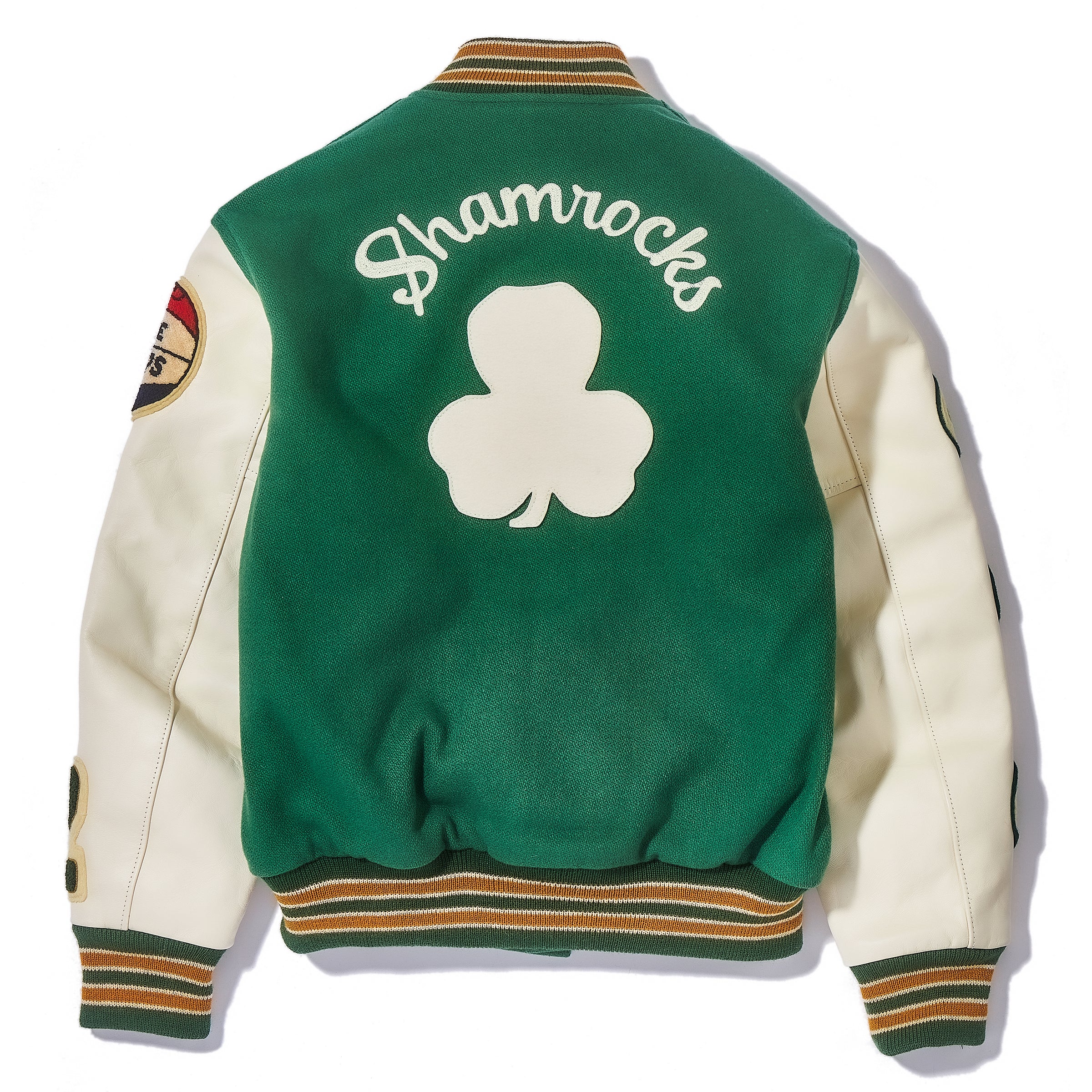 WOOL VARSITY JACKET / SHAMROCKS - Image 3