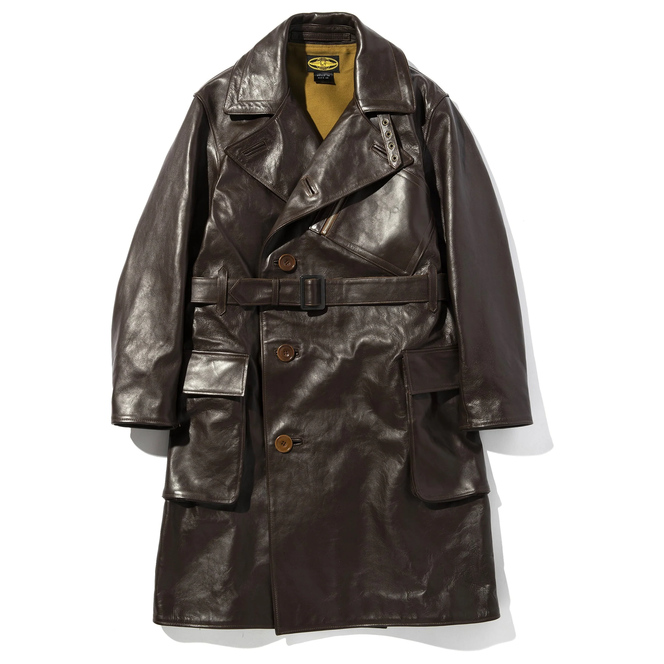 WW1 HORSEHIDE AVIATOR COAT - Image 2