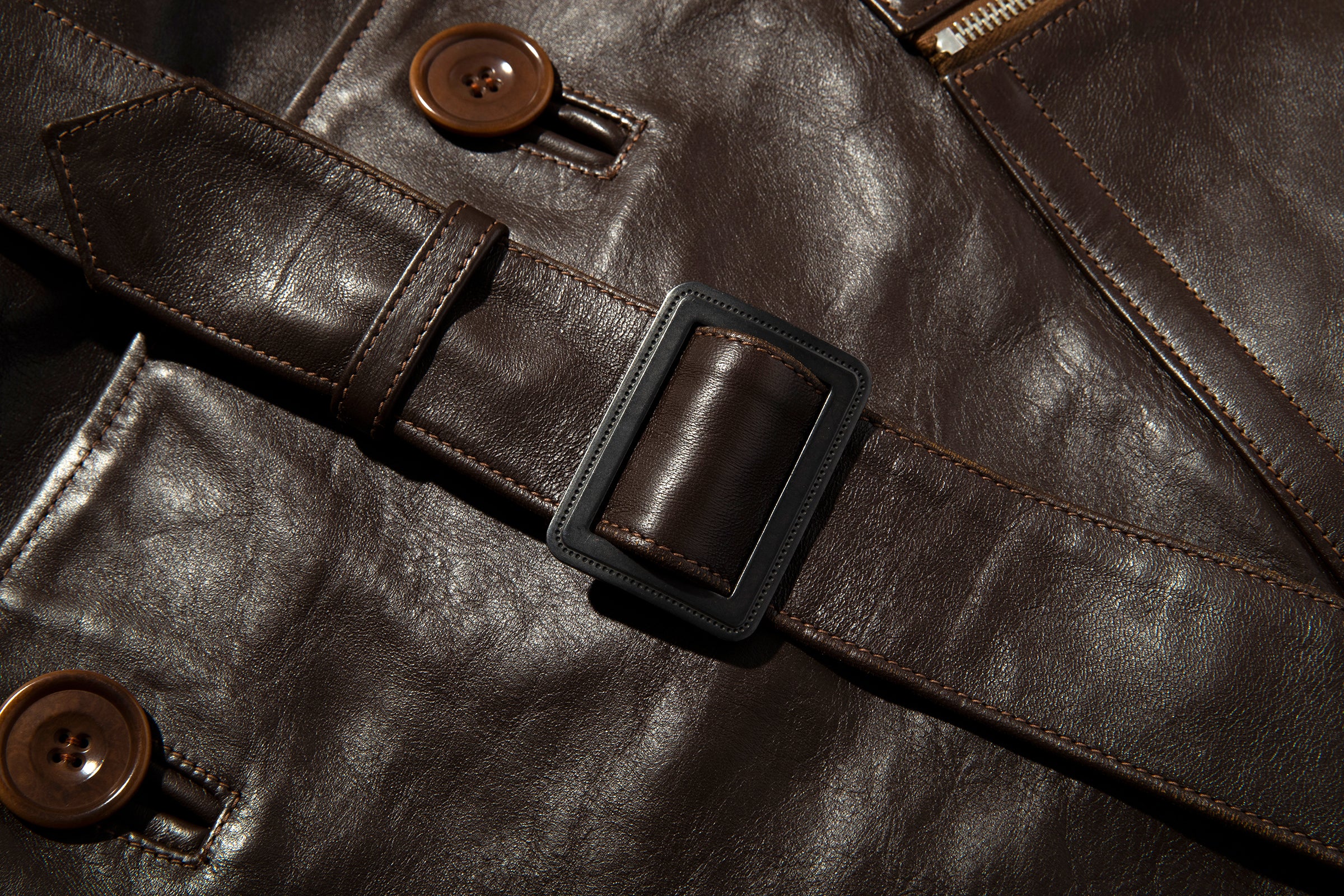 WW1 HORSEHIDE AVIATOR COAT - Image 4