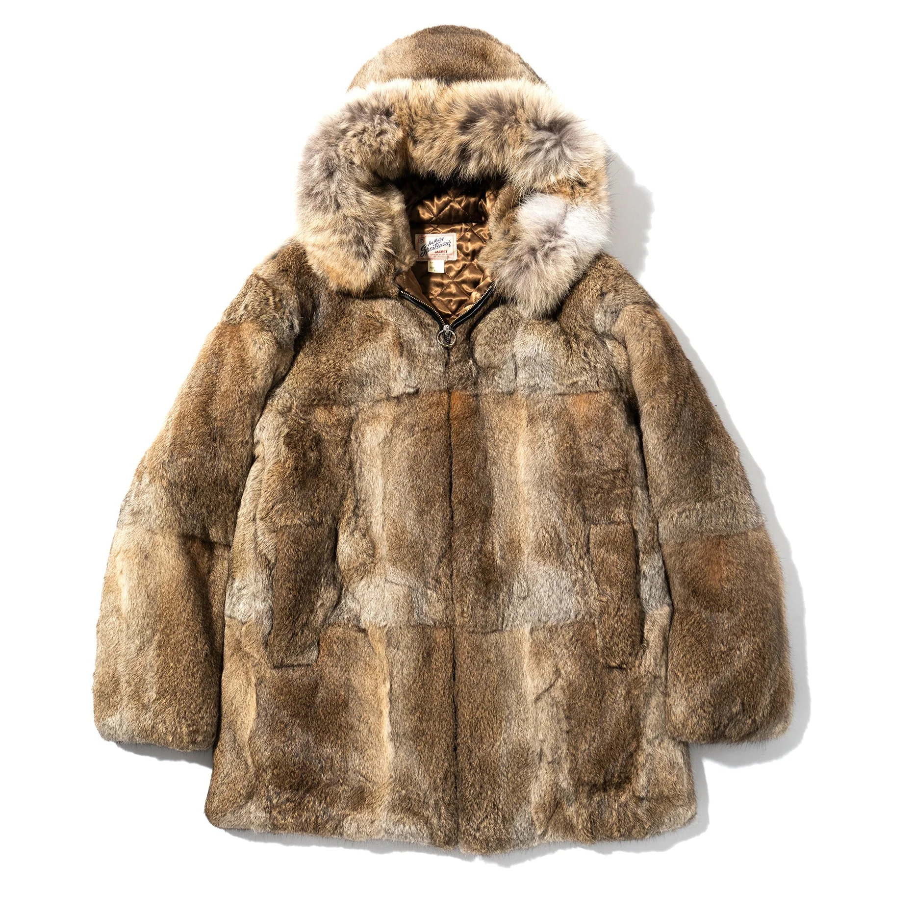 YETI HOODED FUR COAT - Image 2