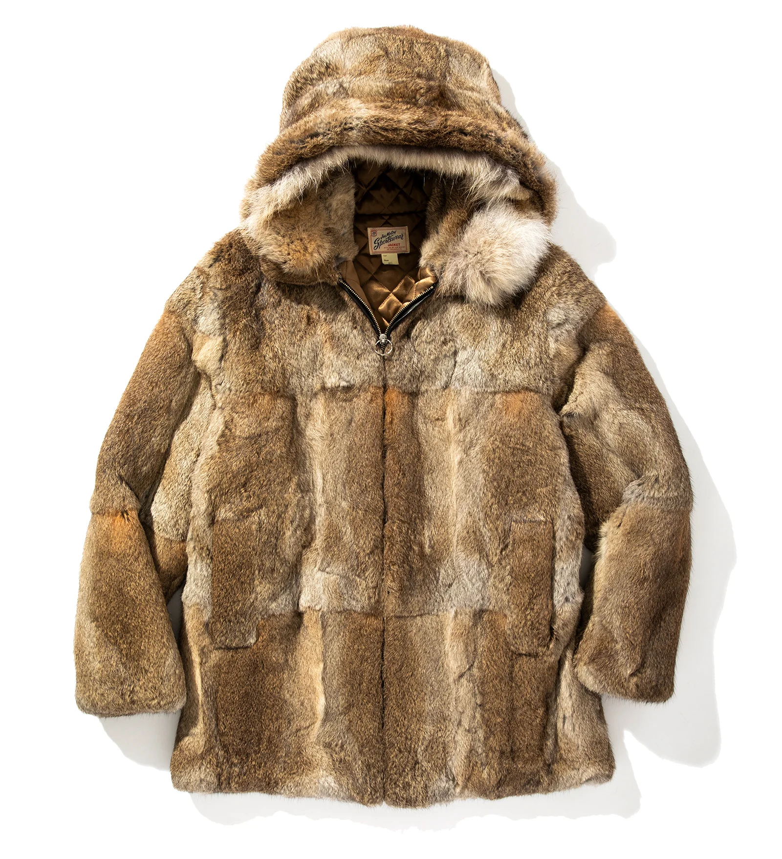YETI HOODED FUR COAT - Image 3