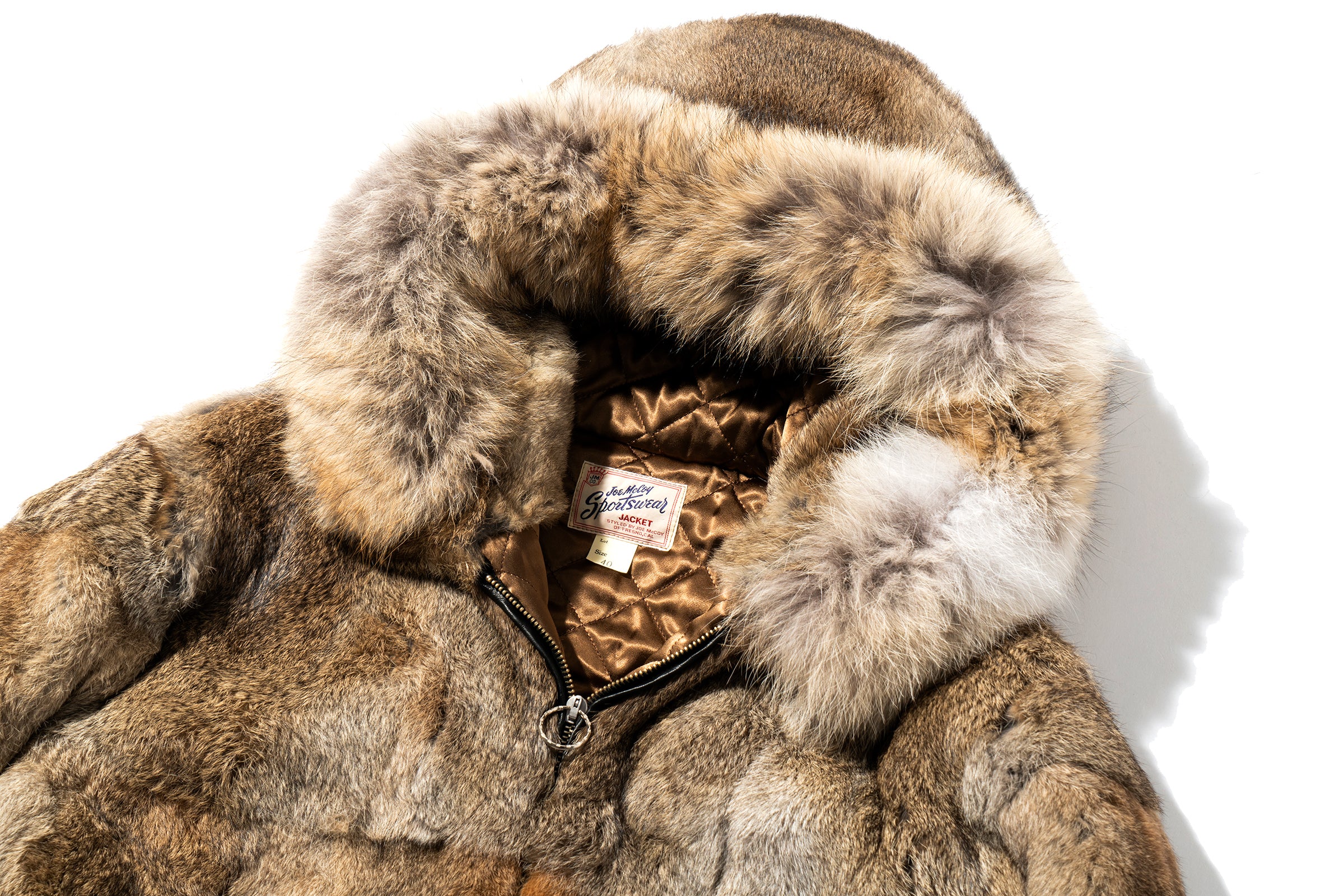 YETI HOODED FUR COAT - Image 6