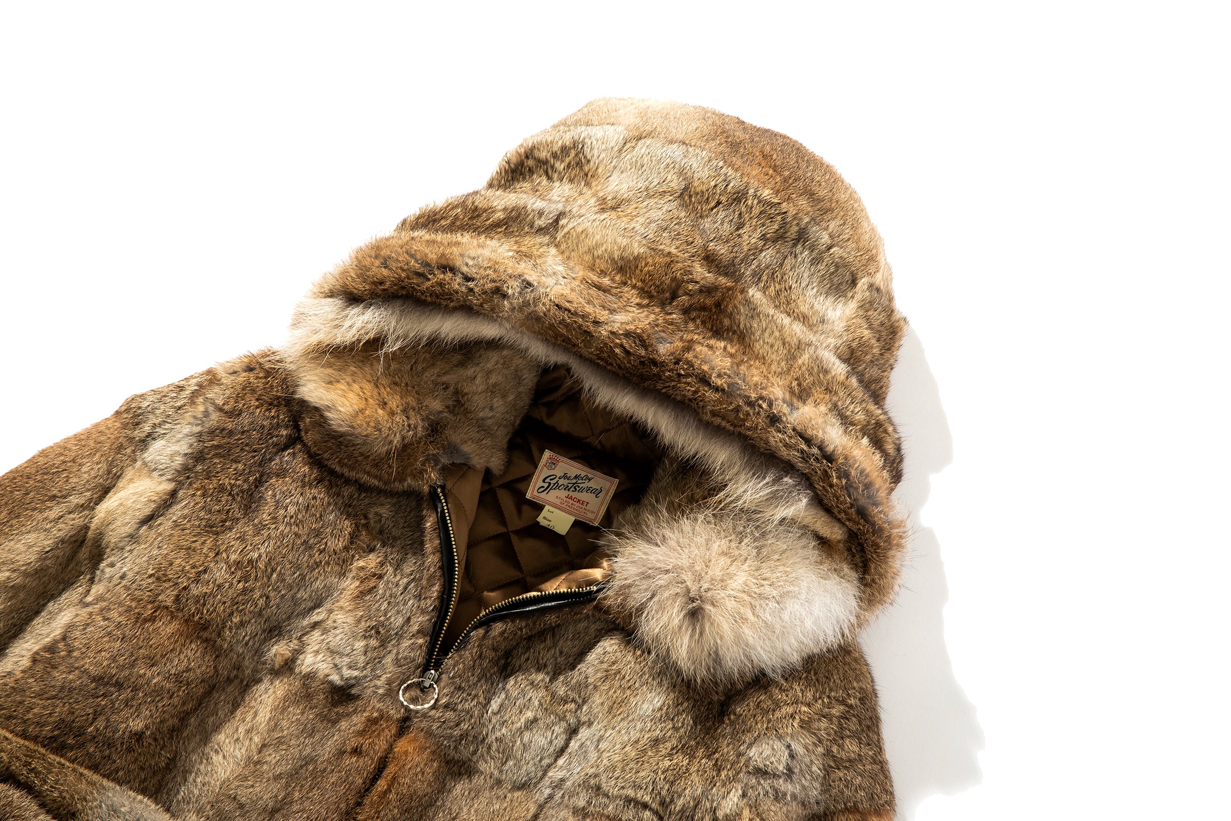 YETI HOODED FUR COAT - Image 7